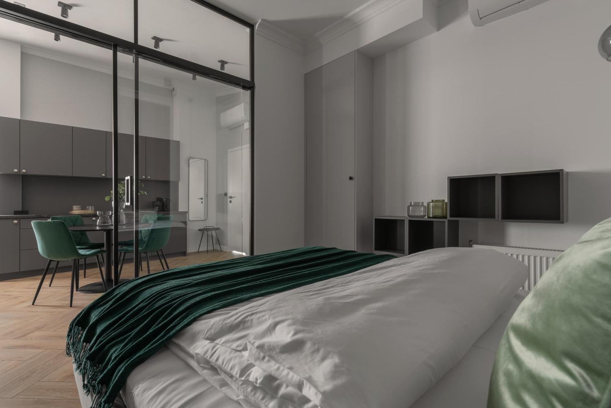 Apartio Rooms 카토비체 객실 사진
